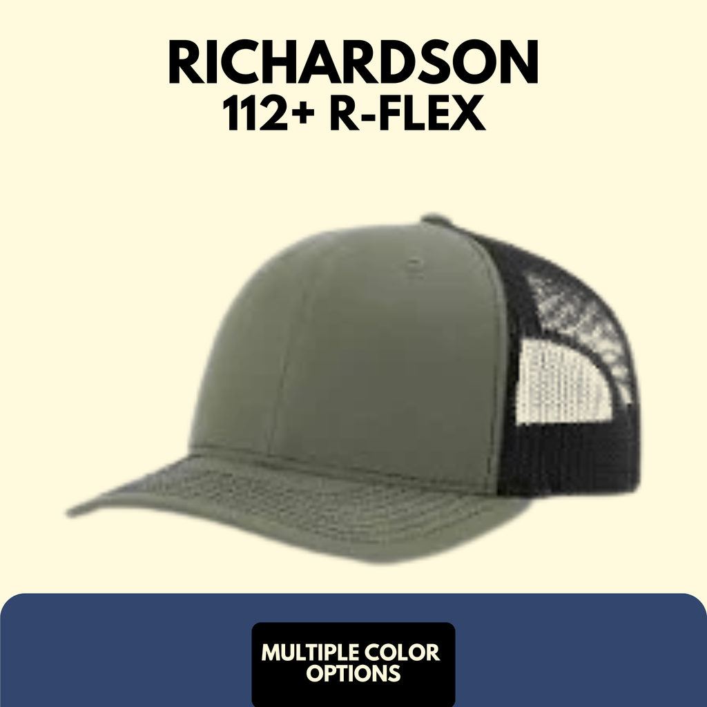 Richardson 112PL 112+ R-Flex Adjustable Trucker Cap
