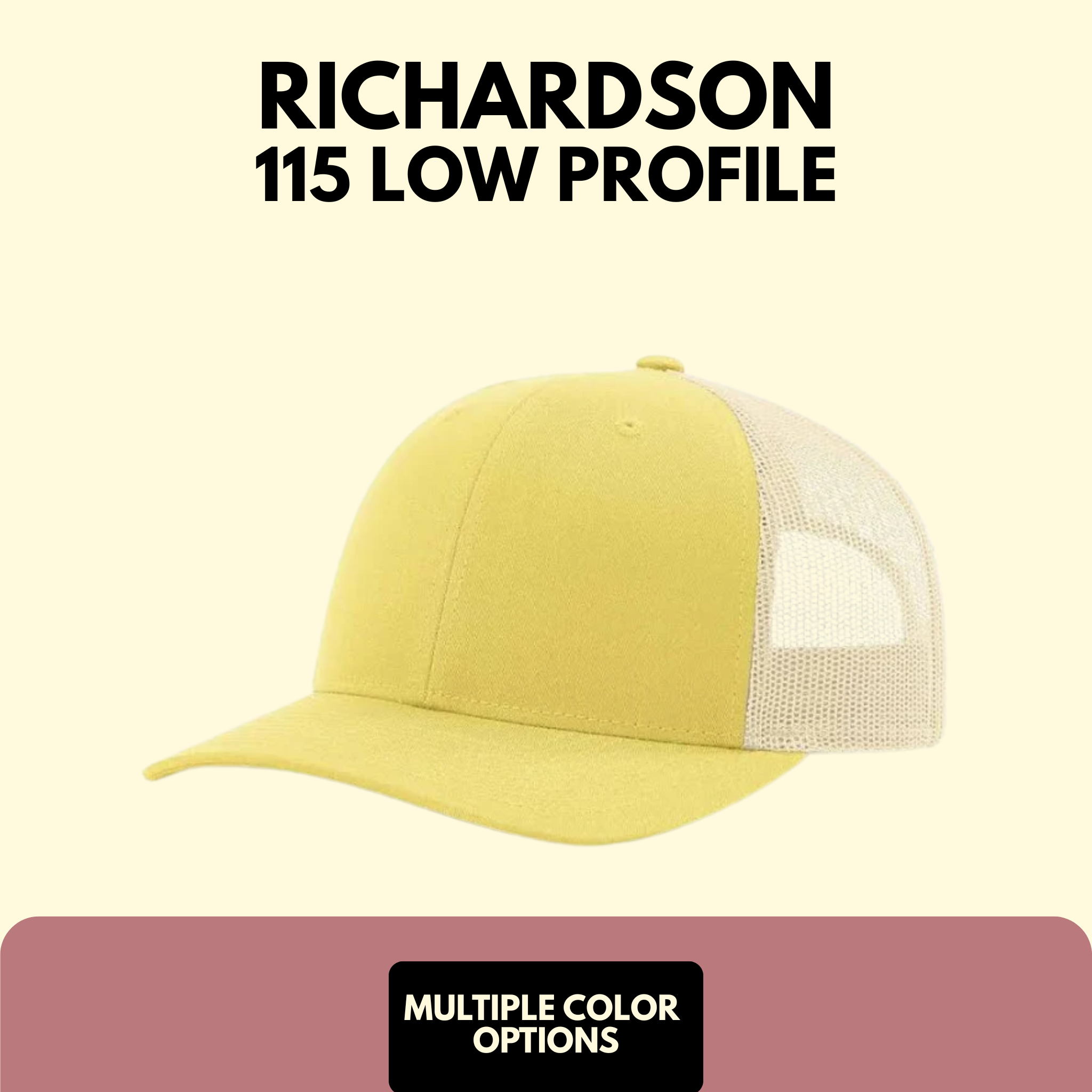 Richardson 115 Low Pro Trucker Cap
