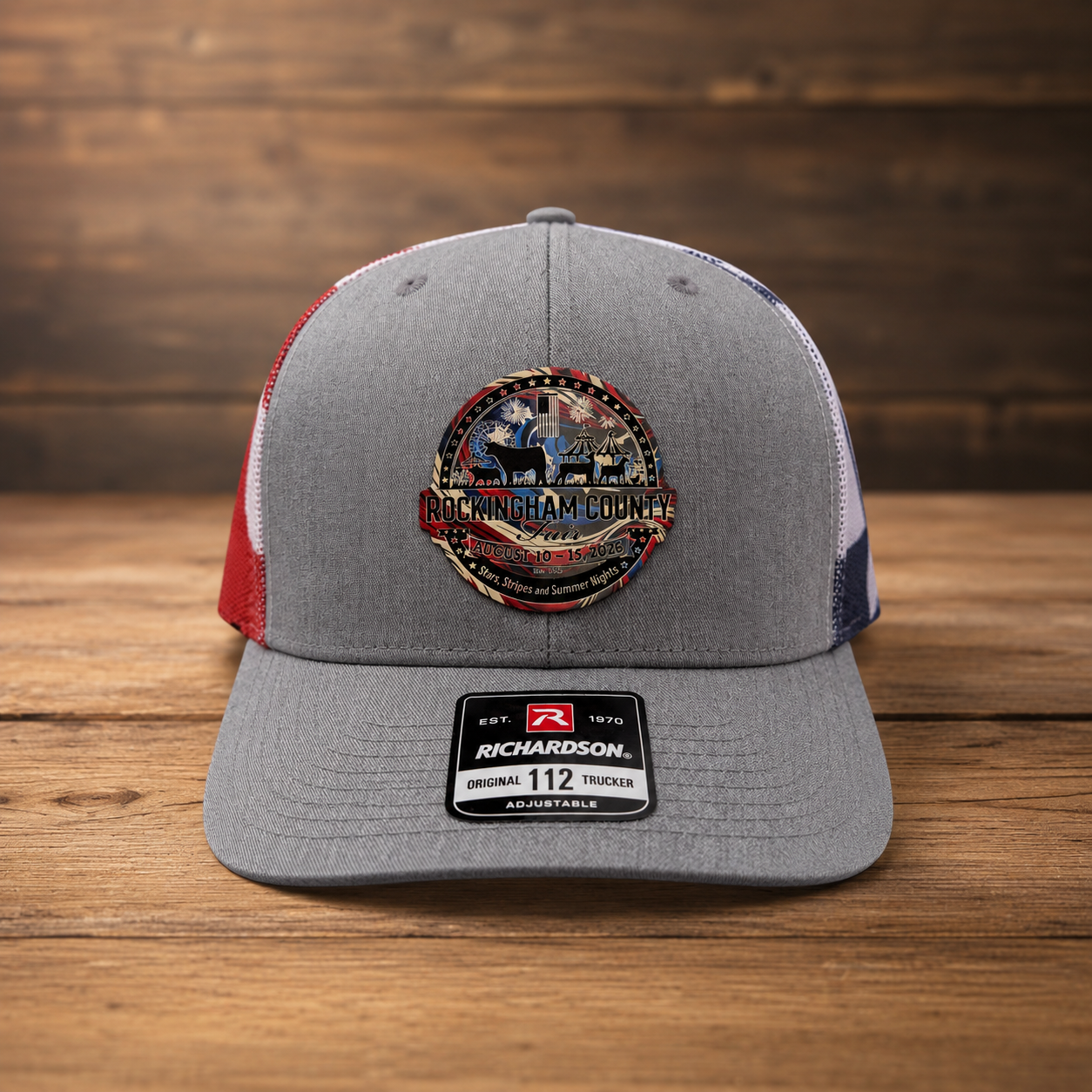 Rockingham County Fair 2026 - Stars, Stripes & Summer Nights Patch Hat