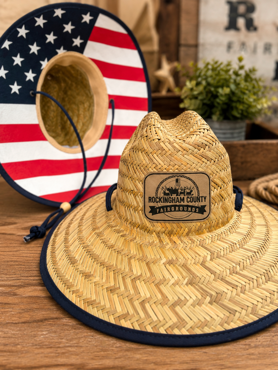 Rockingham County Fairgrounds Straw Hat