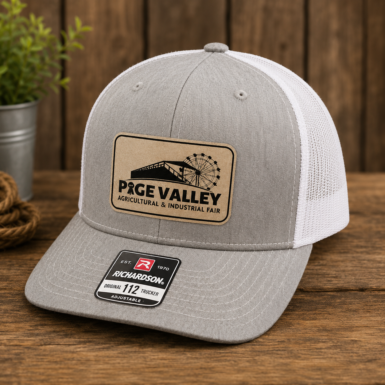 Page Valley Agriculture & Industrial Fair Patch Hat (Sand)