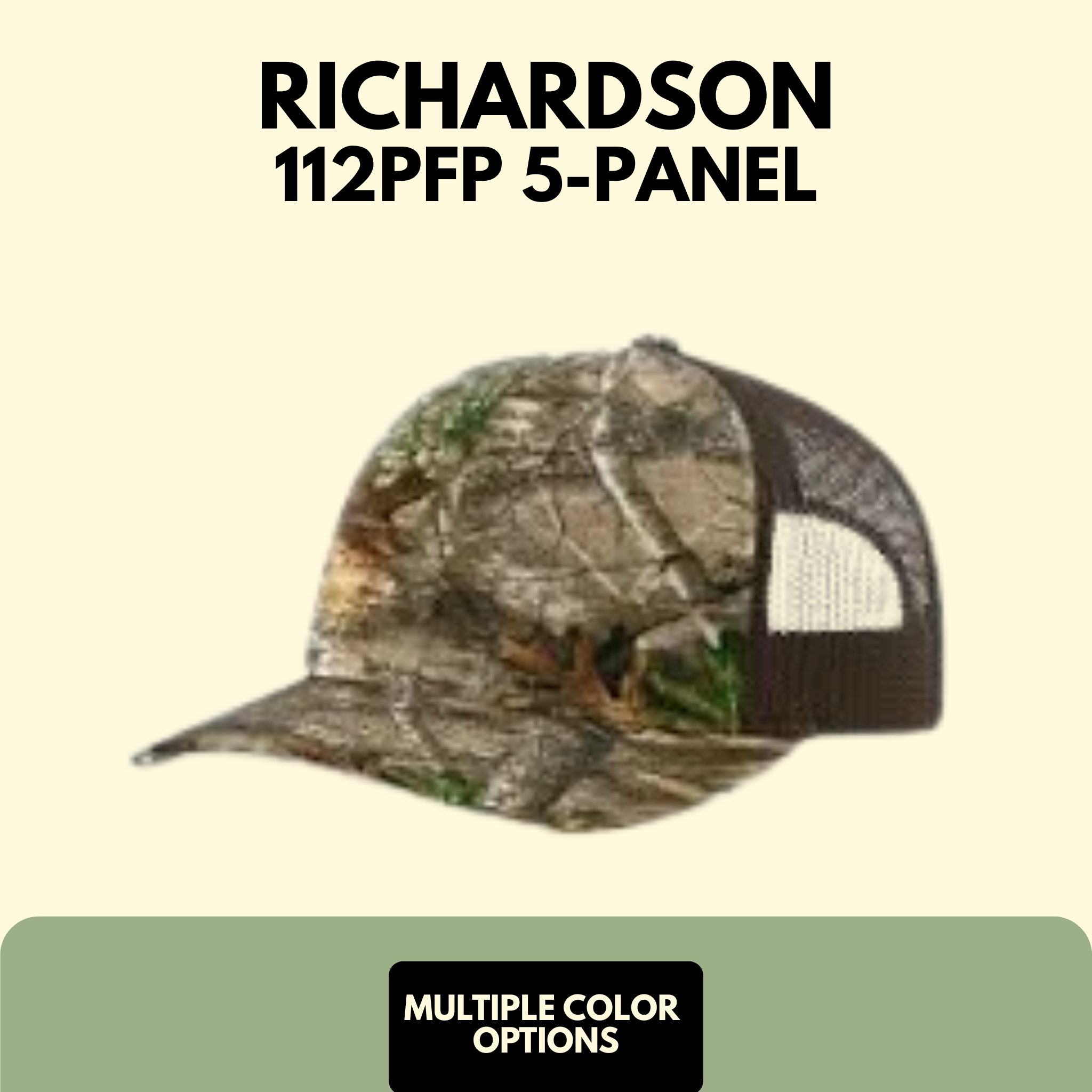 Richardson 112PFP Trucker Hat - Printed Five Panel