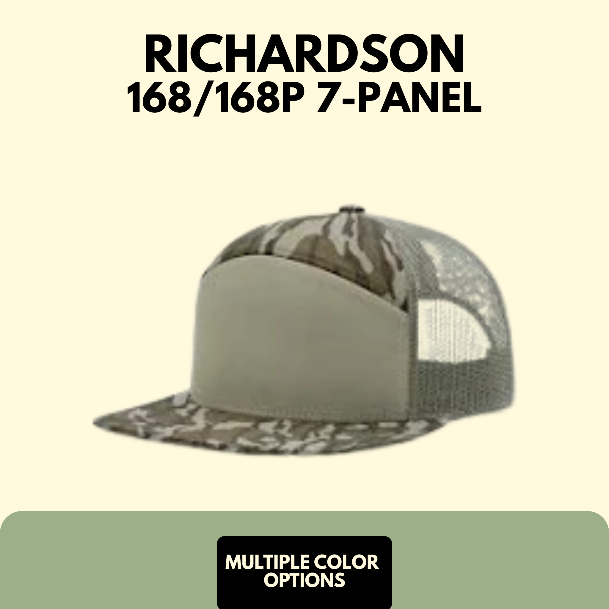Richardson 168 7-Panel Trucker Hat