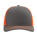 Charcoal/ Neon Orange