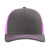Charcoal/ Neon Pink