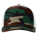Green Camo/ White