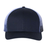 Navy/ Navy to White Fade