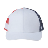 White/ USA Flag