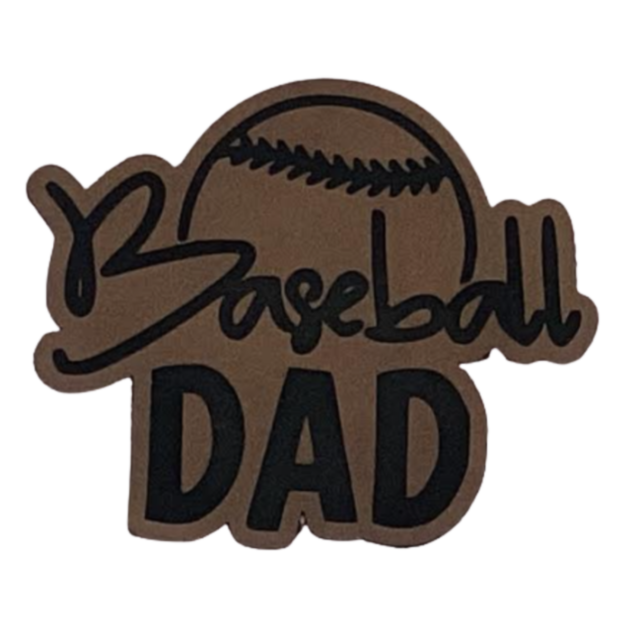 Sports baseball dad.brown