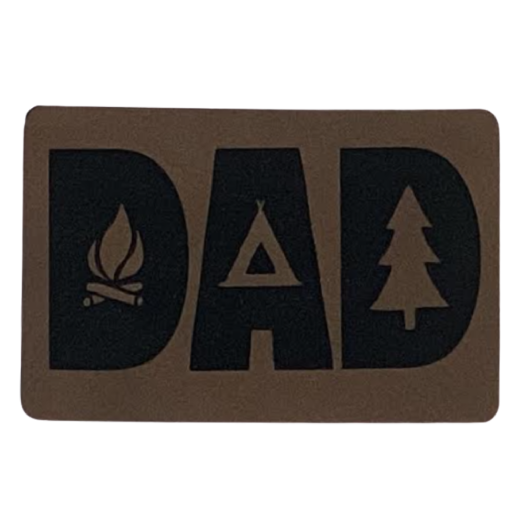 Family dad camping.brown