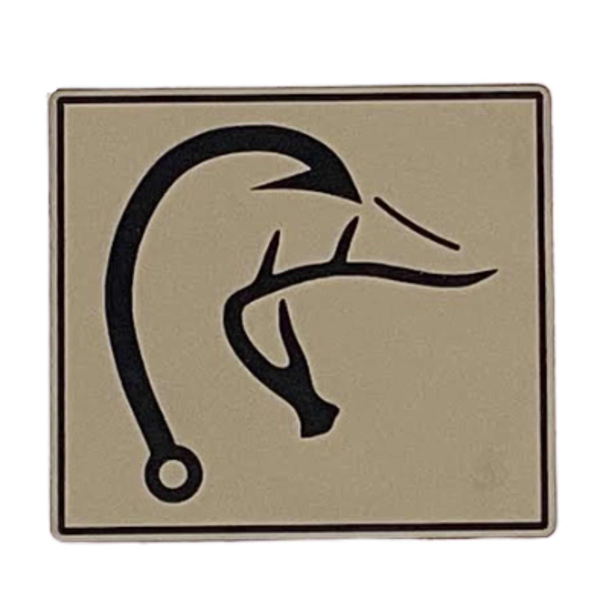 Hunting/Fishing duck fish hook antler.sand