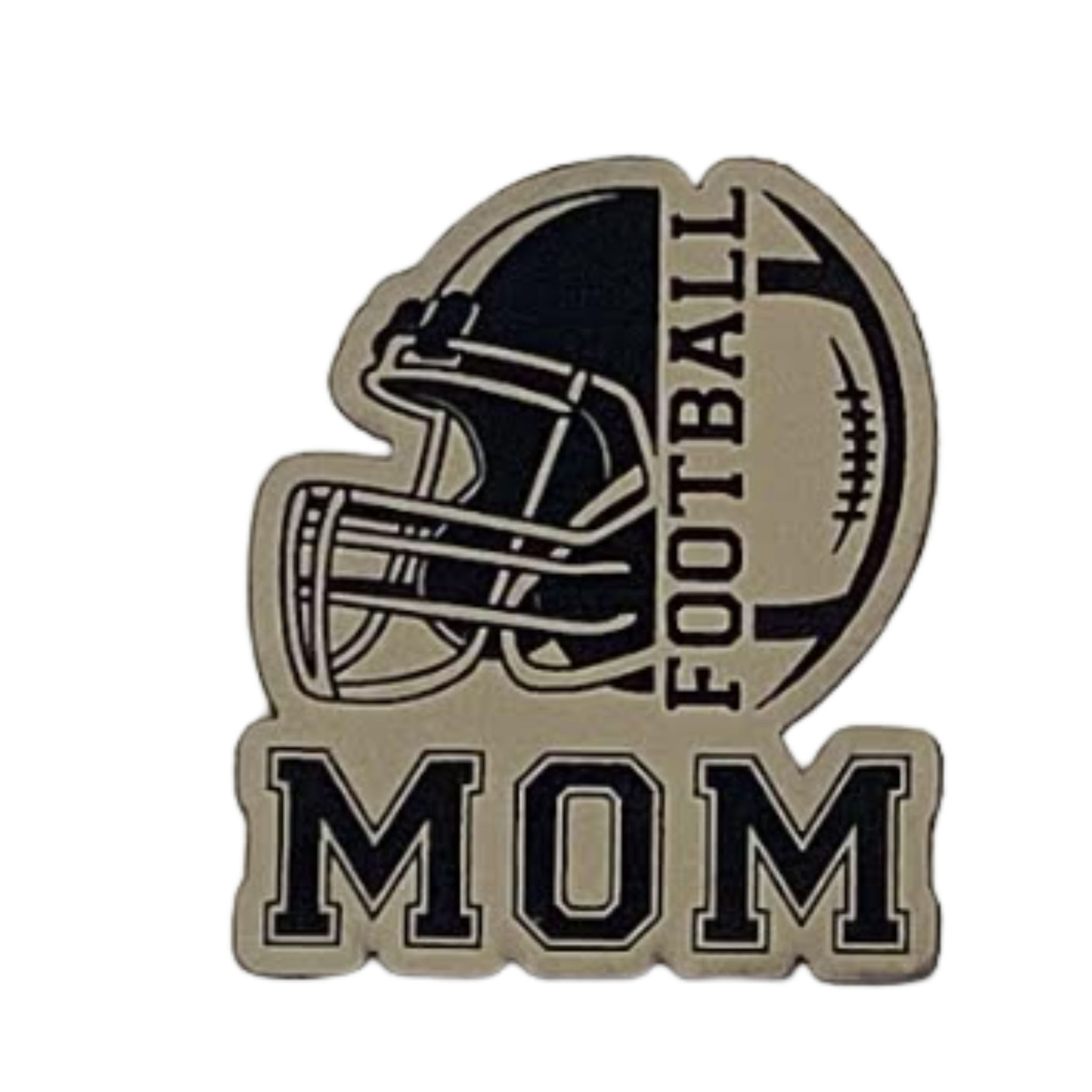Sports football mom helmet.sand