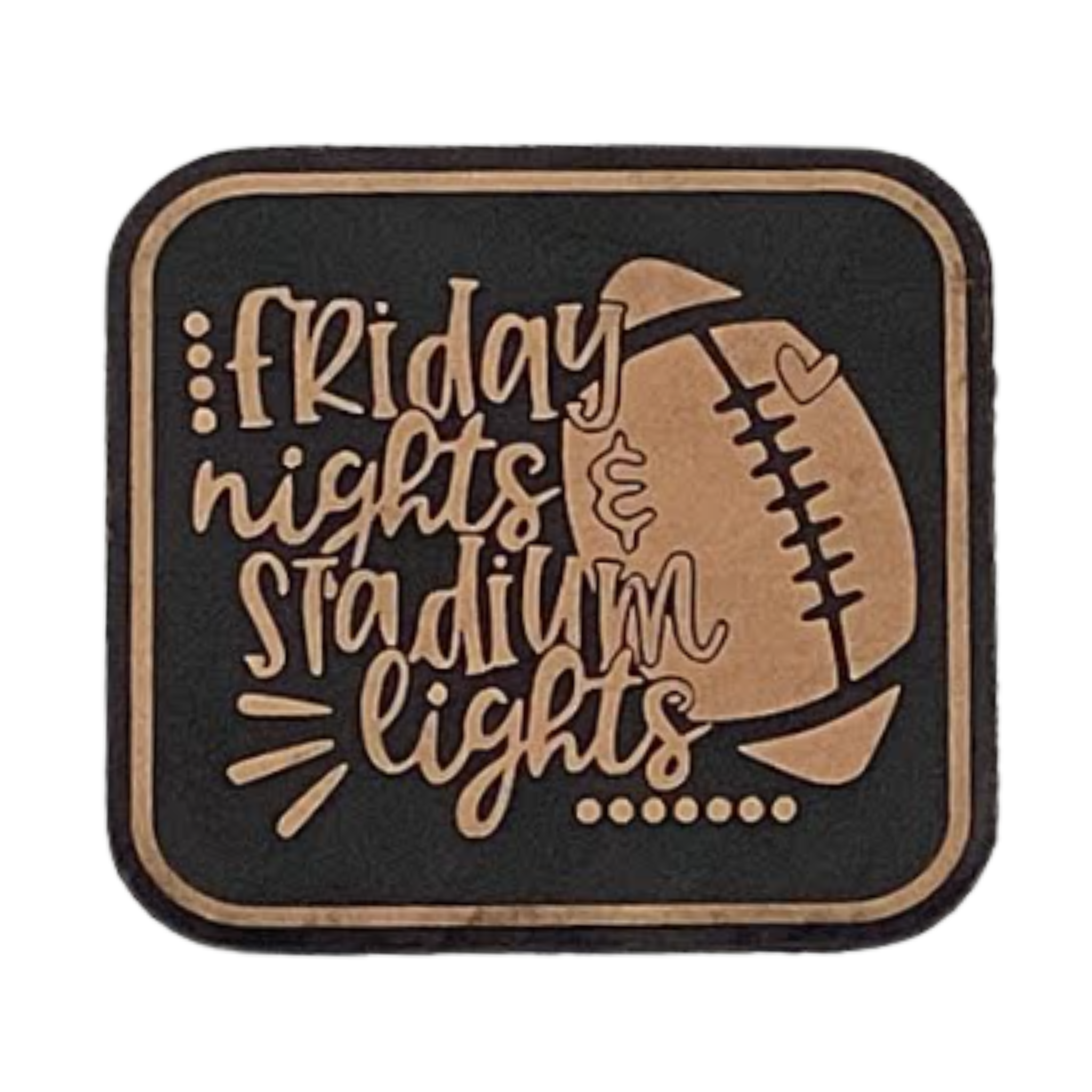 Sports friday nights stadium lights.black