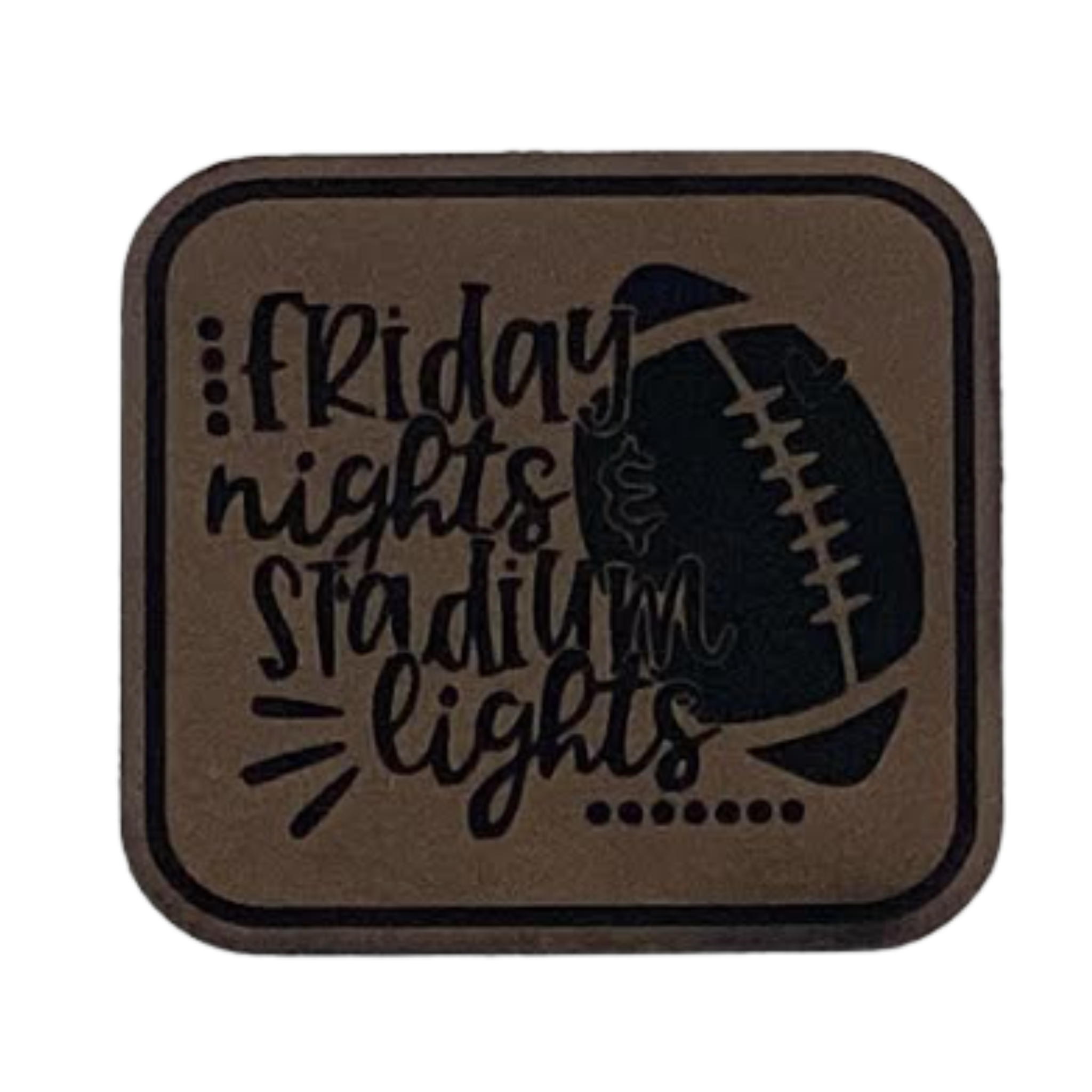 Sports friday nights stadium lights.brown