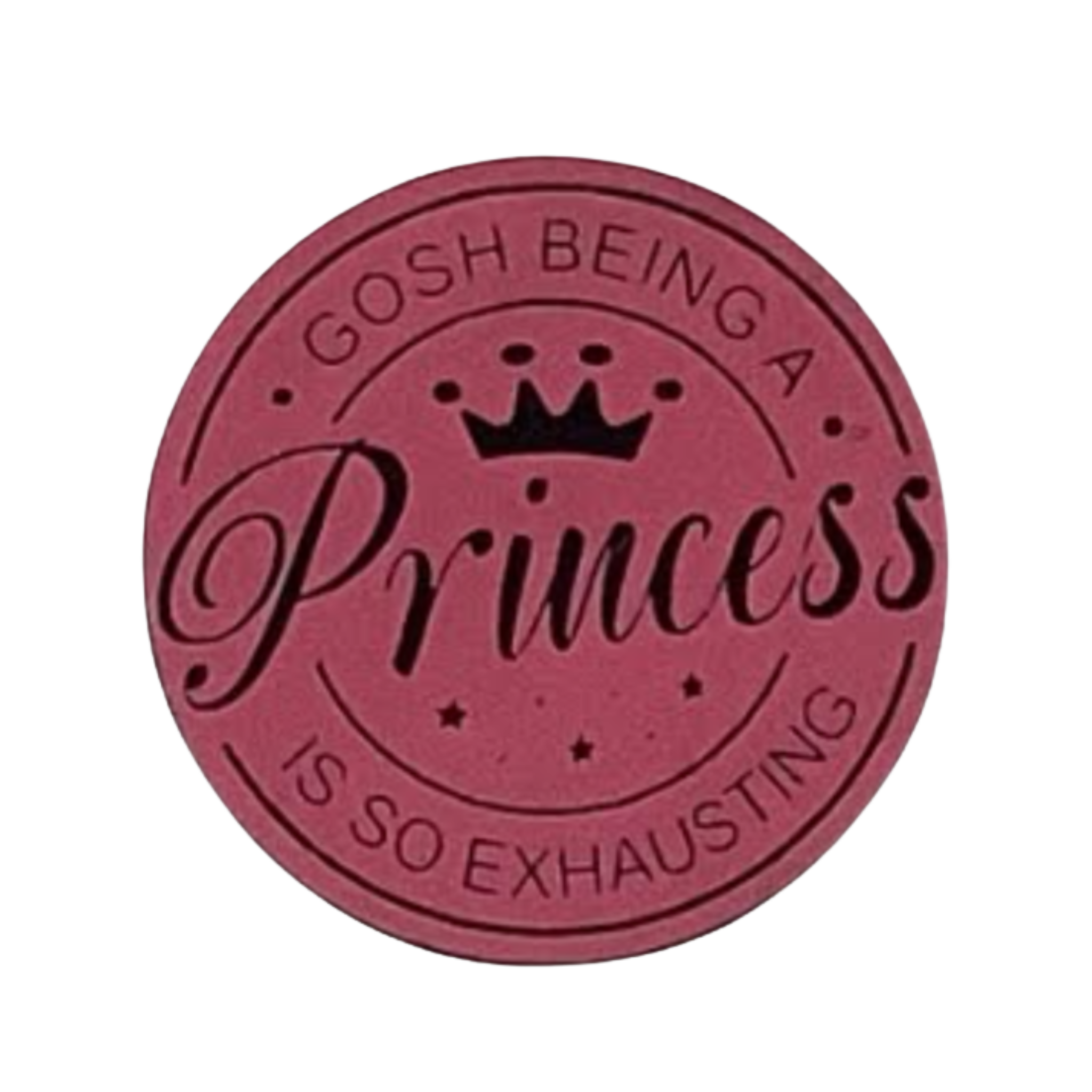 Kids gosh being a princess is so exhausting.pink