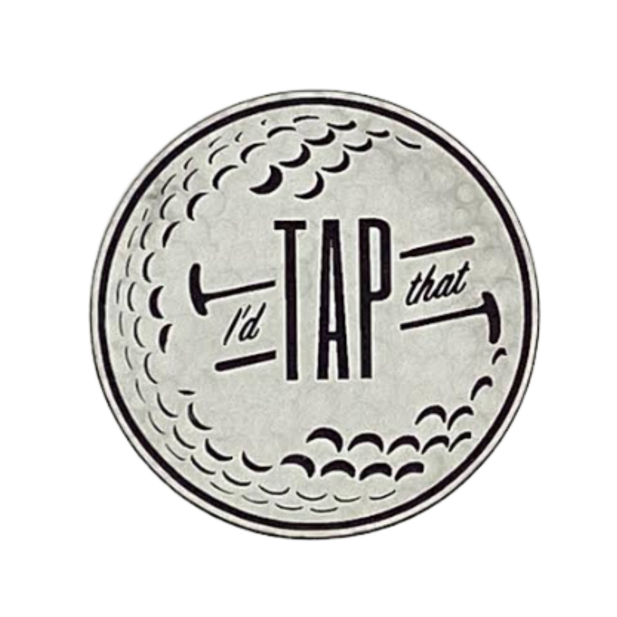 Sports id tap that.white golfball