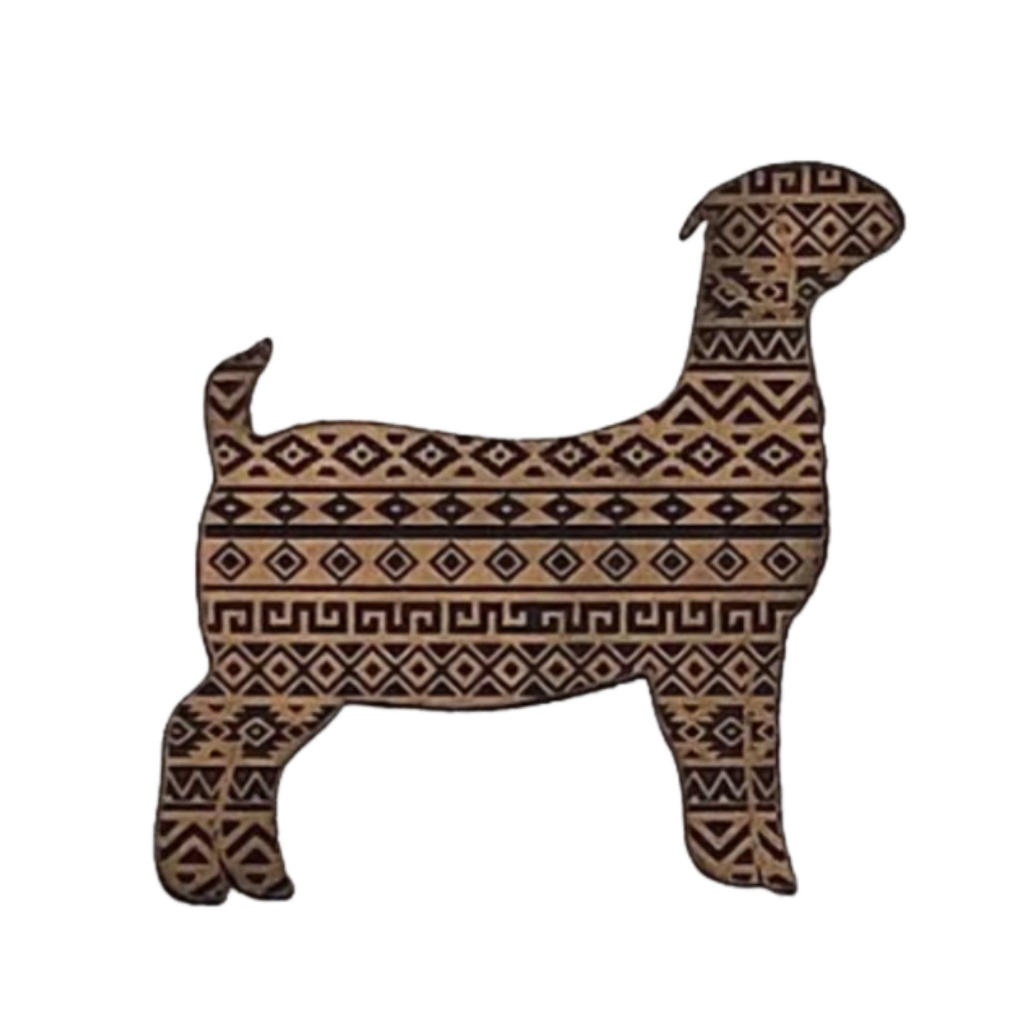 Farm show goat aztec.copper