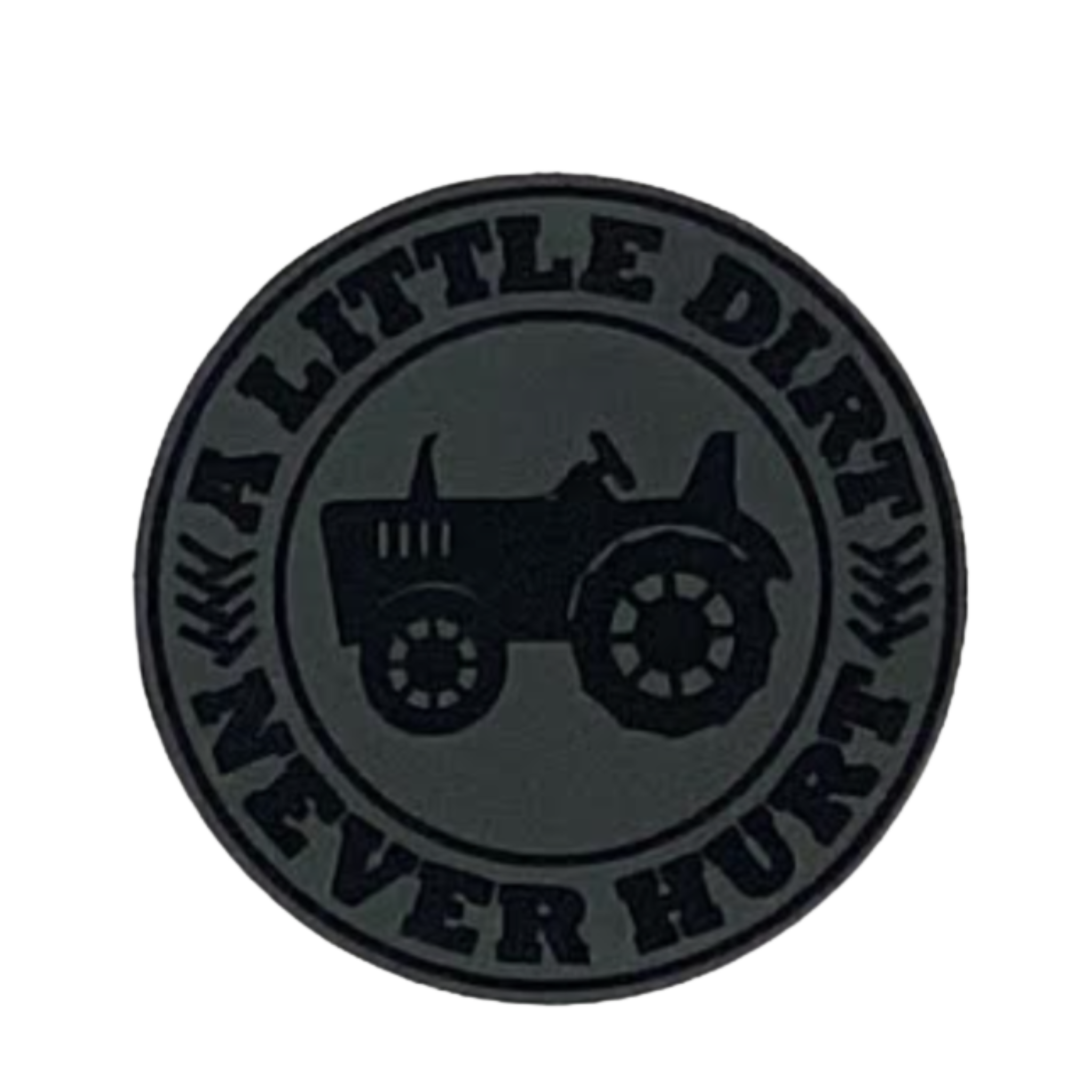 a little dirt never hurt.grey