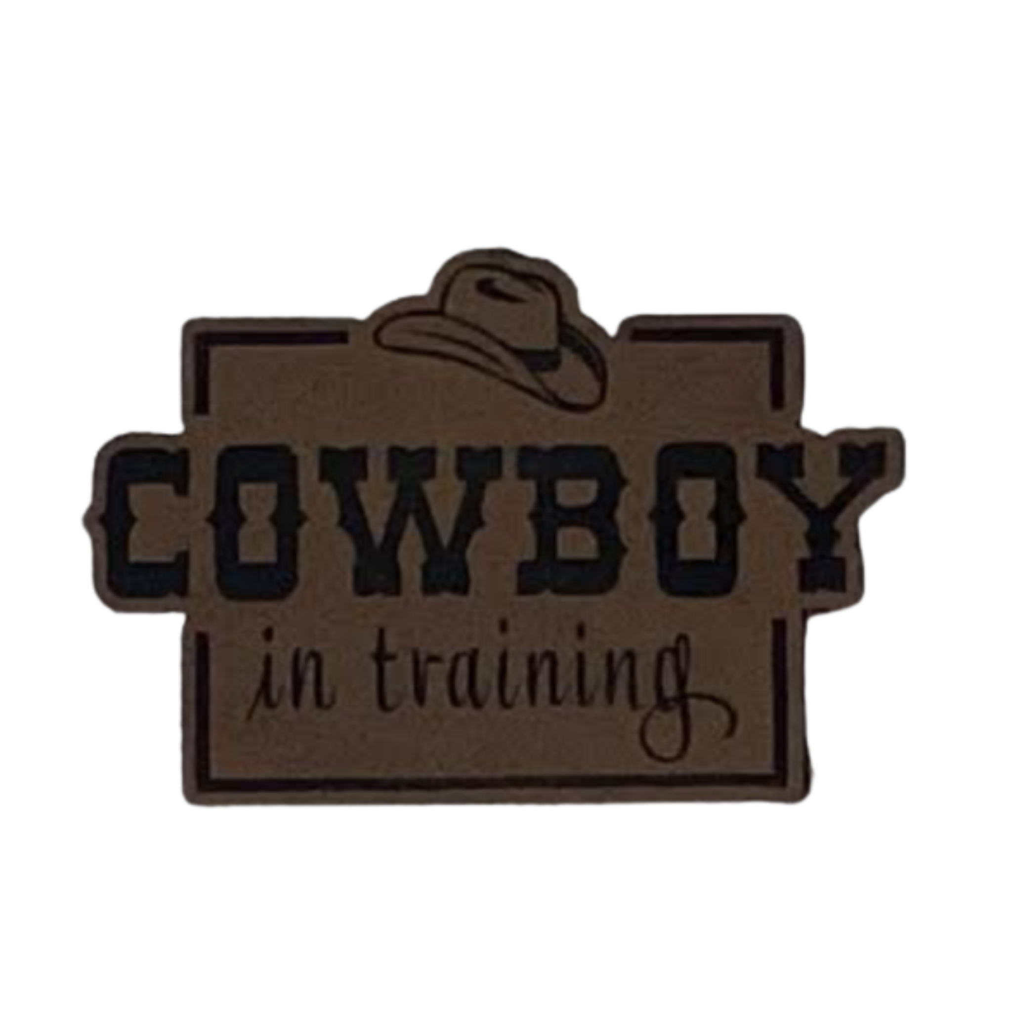 cowboy in training.brown